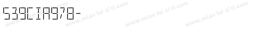 539cia978字体转换