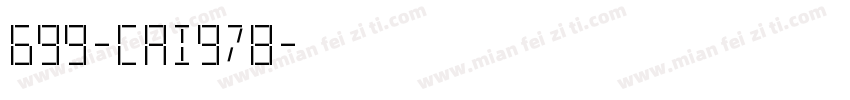 699-CAI978字体转换