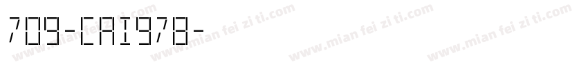 709-CAI978字体转换