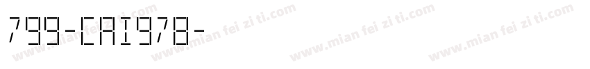 799-CAI978字体转换
