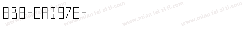 838-CAI978字体转换