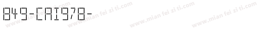 849-CAI978字体转换