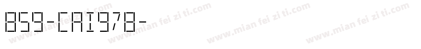 859-CAI978字体转换