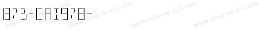 873-CAI978字体转换