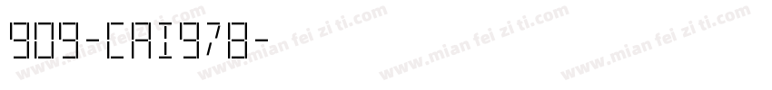 909-CAI978字体转换