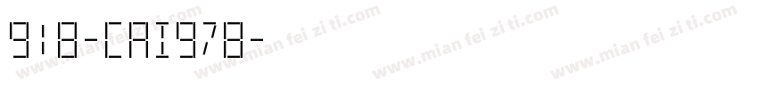 918-CAI978字体转换