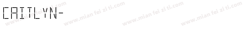 caitlyn字体转换