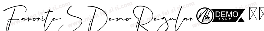 FavoriteSDemoRegular字体转换
