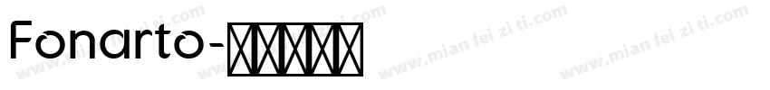 Fonarto字体转换