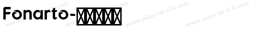 Fonarto字体转换