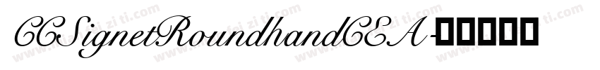 CCSignetRoundhandCEA字体转换