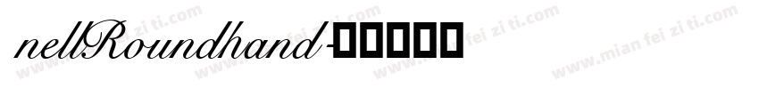 nellRoundhand字体转换
