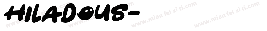 Hiladous字体转换