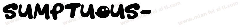 Sumptuous字体转换