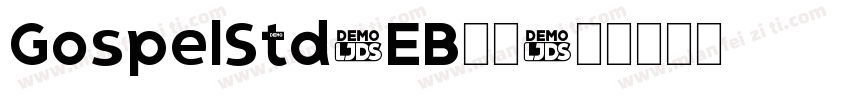 GospelStd-EB字体字体转换