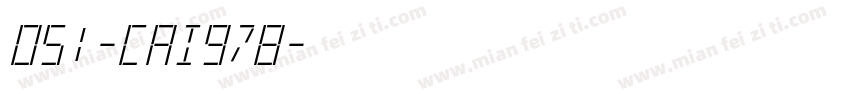 051-cai978字体转换
