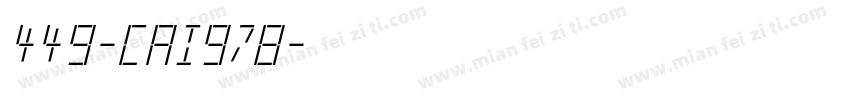 449-CAI978字体转换