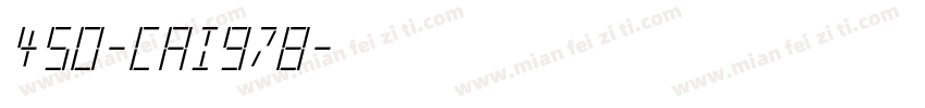 450-CAI978字体转换