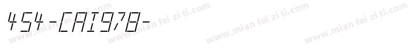 454-cai978字体转换