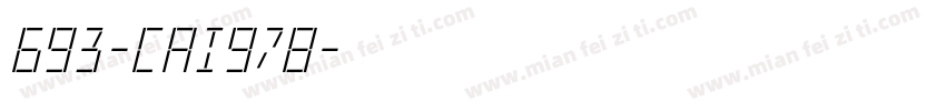 693-CAI978字体转换