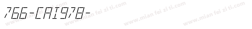 766-CAI978字体转换