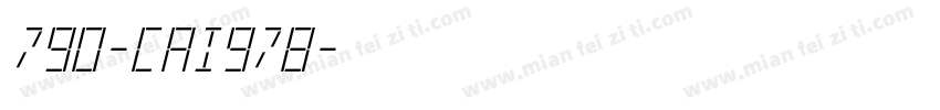 790-CAI978字体转换