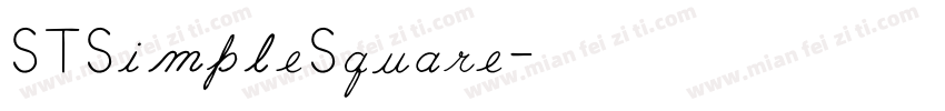 STSimpleSquare字体转换