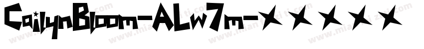 CailynBloom-ALw7m字体转换