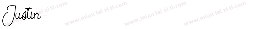 Justin字体转换