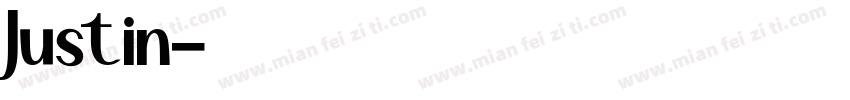 Justin字体转换