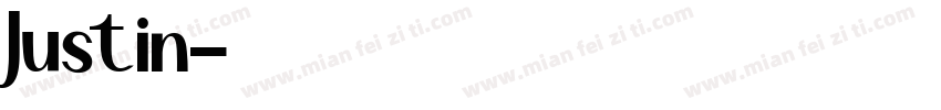 Justin字体转换