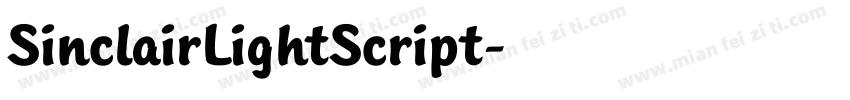SinclairLightScript字体转换