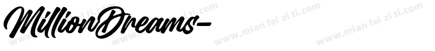 MillionDreams字体转换