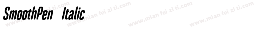 SmoothPen-Italic字体转换