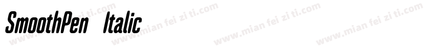SmoothPen-Italic字体转换
