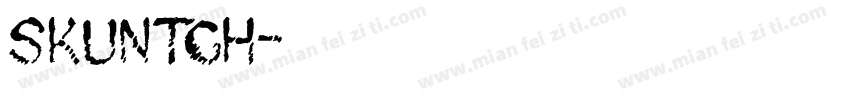 Skuntch字体转换