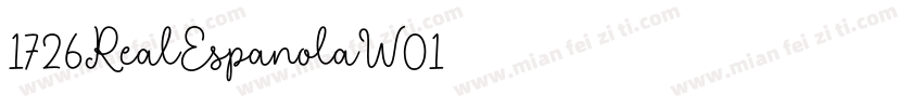 1726RealEspanolaW01字体转换