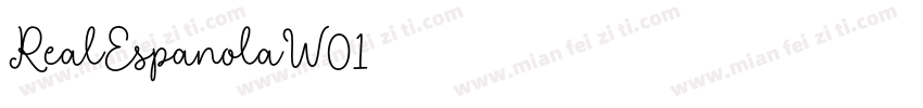 RealEspanolaW01字体转换