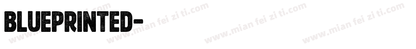 BluePrinted字体转换