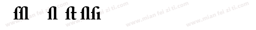ACaslon-BoldItali字体转换