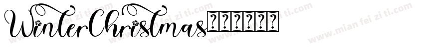 WinterChristmas字体转换