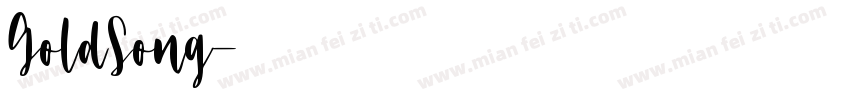 GoldSong字体转换