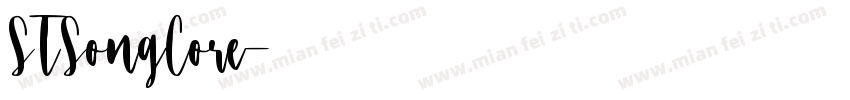 STSongCore字体转换