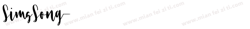 SimsSong字体转换