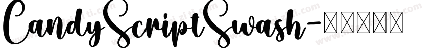 CandyScriptSwash字体转换