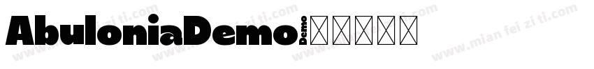 AbuloniaDemo字体转换