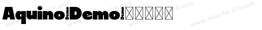 Aquino-Demo字体转换