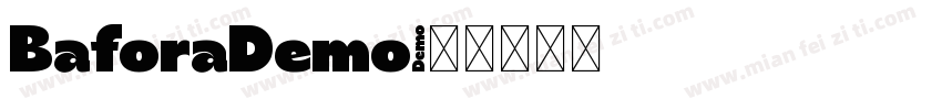 BaforaDemo字体转换
