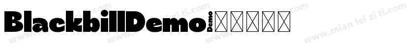 BlackbillDemo字体转换