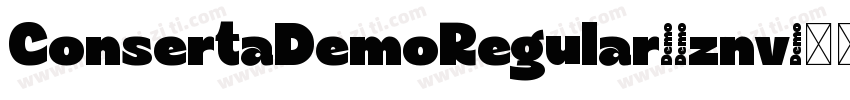 ConsertaDemoRegular-2znv字体转换